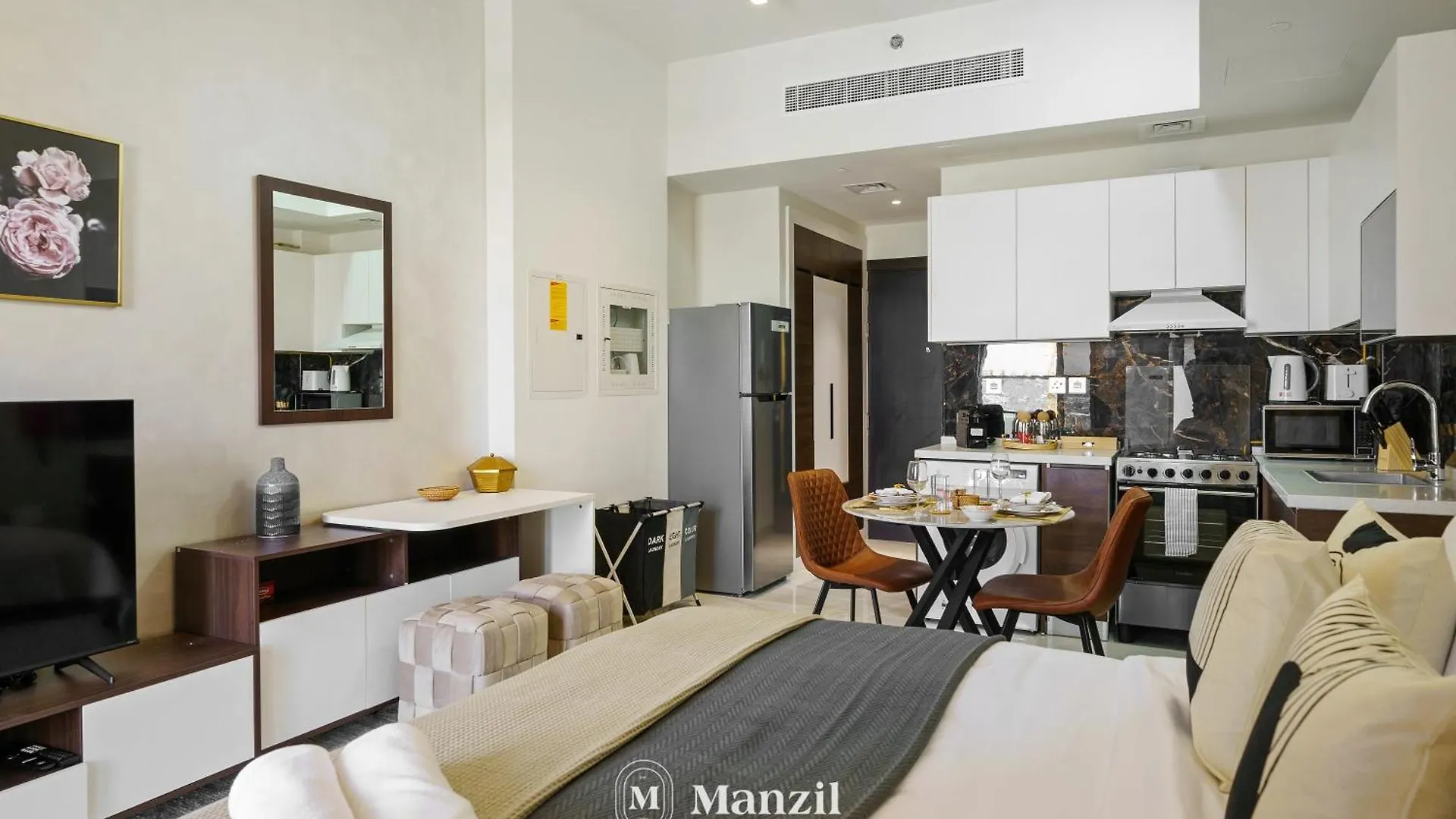 Appartement Manzil - Studio In Al Barsha With City View Dubai Verenigde Arabische Emiraten