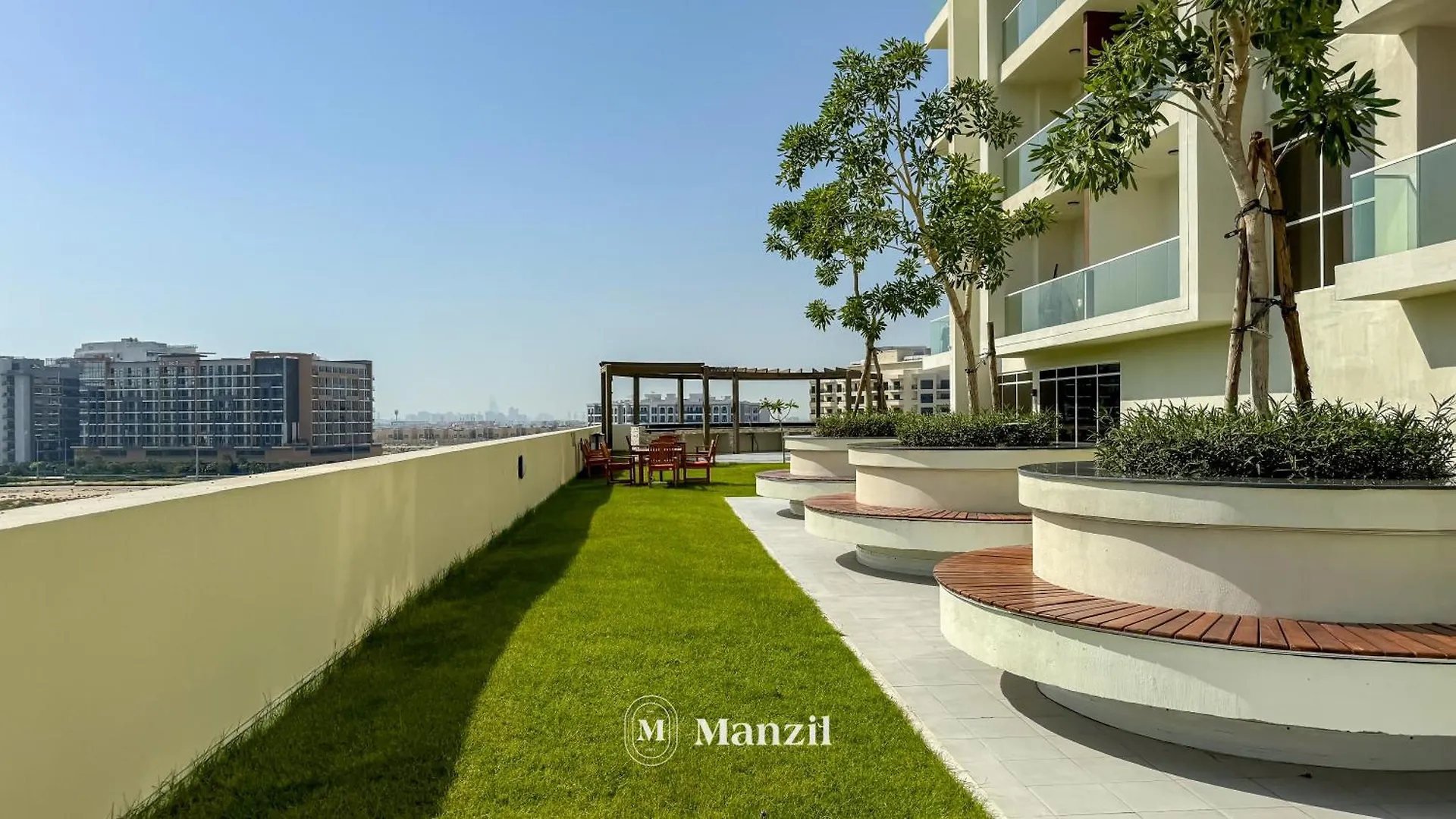 Appartement Manzil - Studio In Al Barsha With City View Dubai